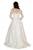 Women's Gorgeous A line Slit Bridal Haute Couture Fit & Flare Ball Gown Sweetheart V Neckline